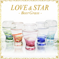 LOVE＆STARビアグラス